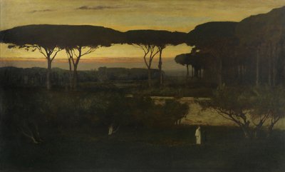 僧侶 作： George Inness